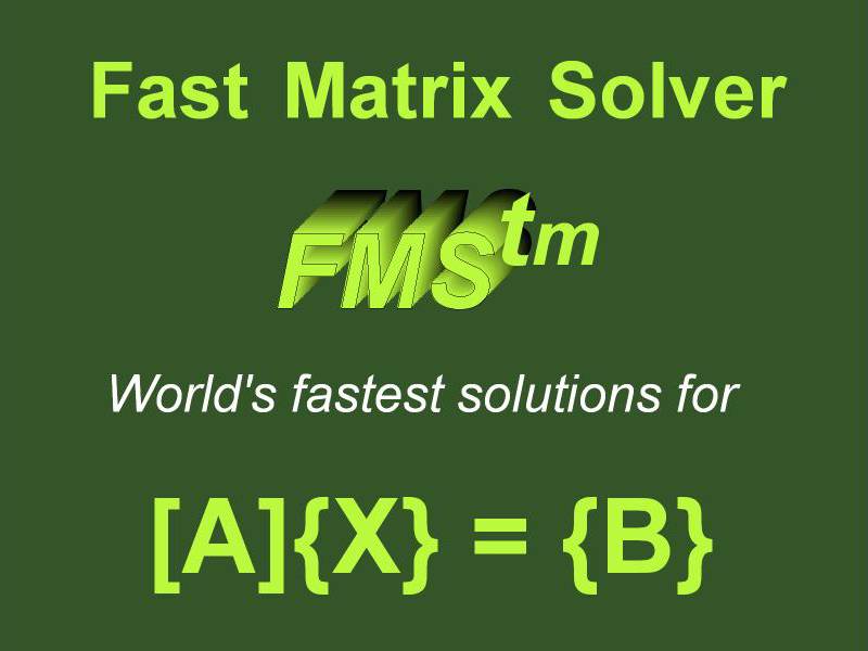 Fast Matrix Solver